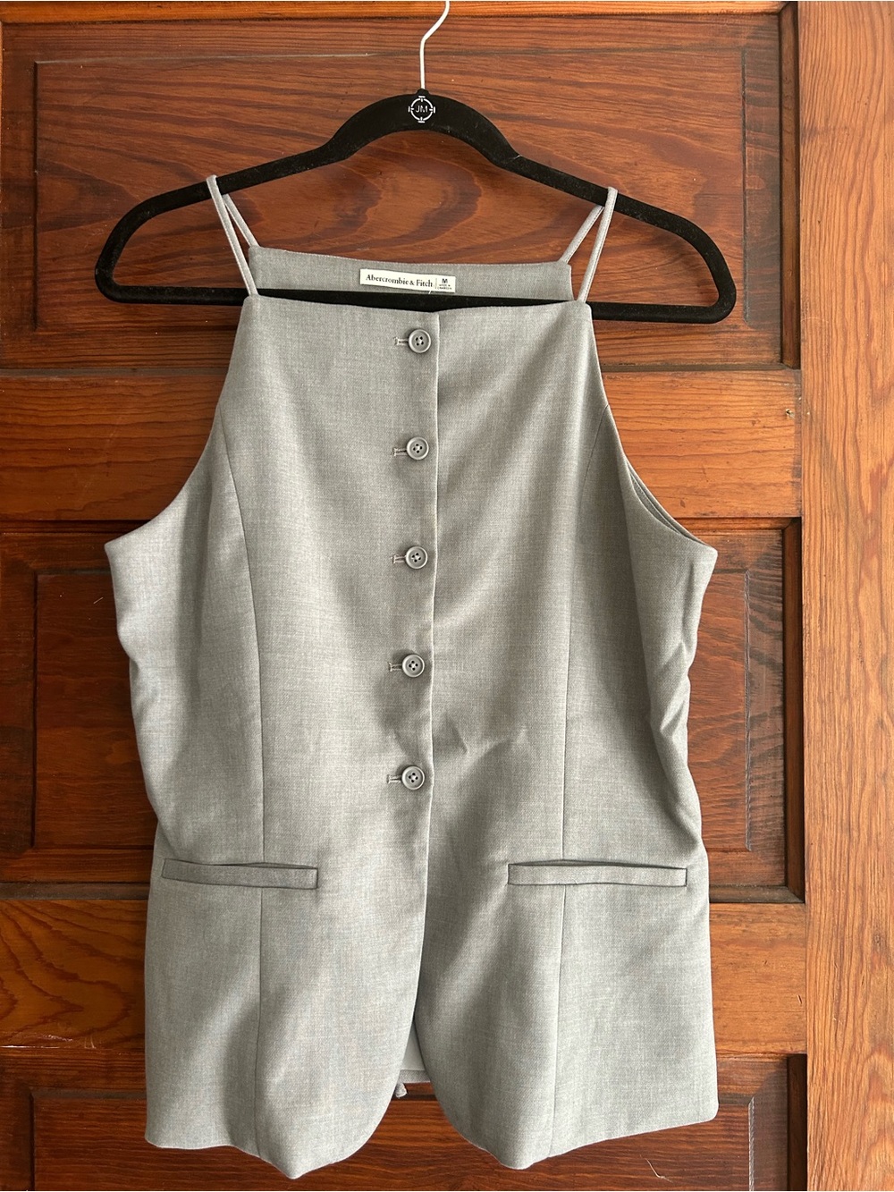 Abercrombie & Fitch Gray Tailored Tank Top